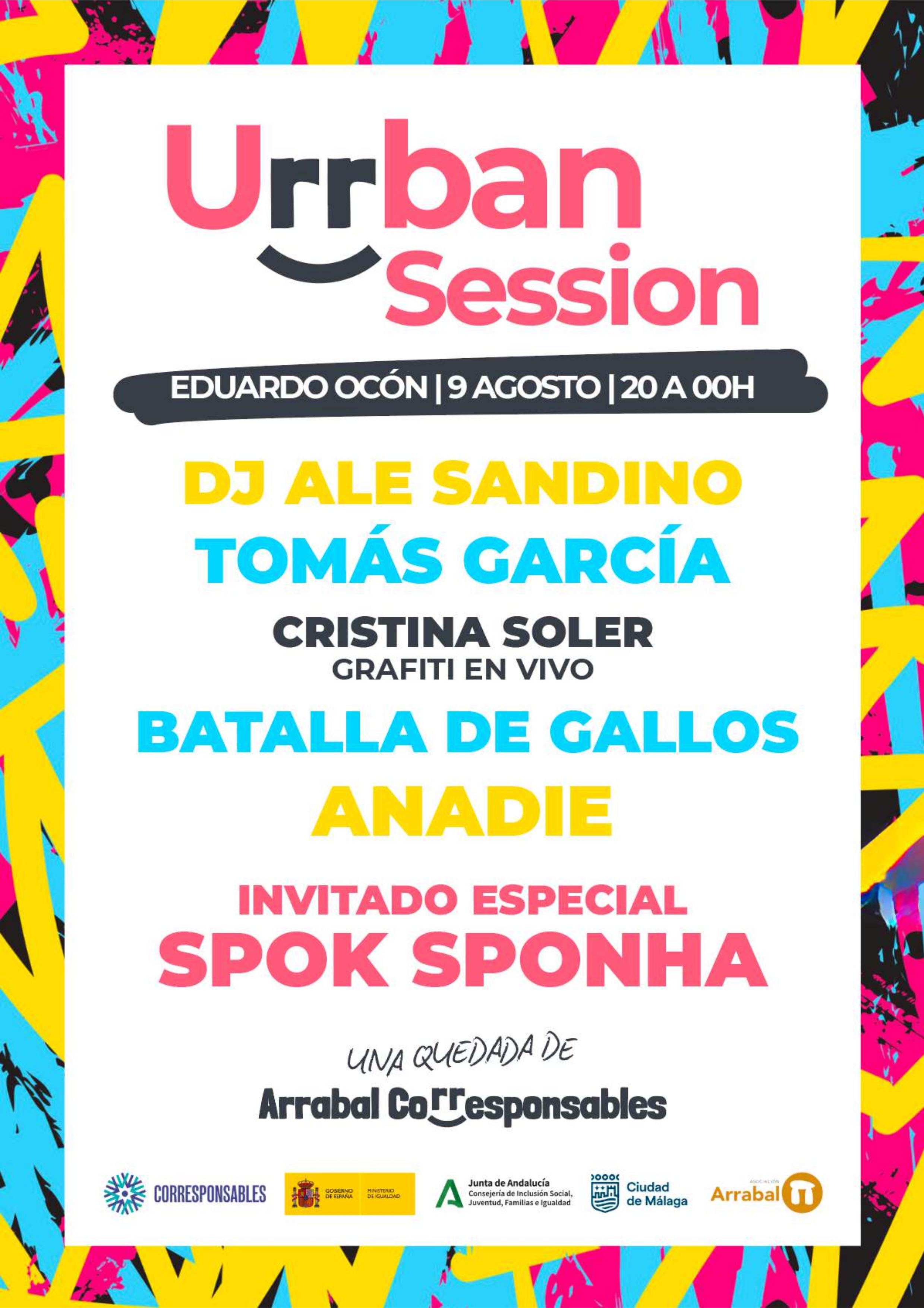 Cartel Urban Session by Arrabal Corresponsables